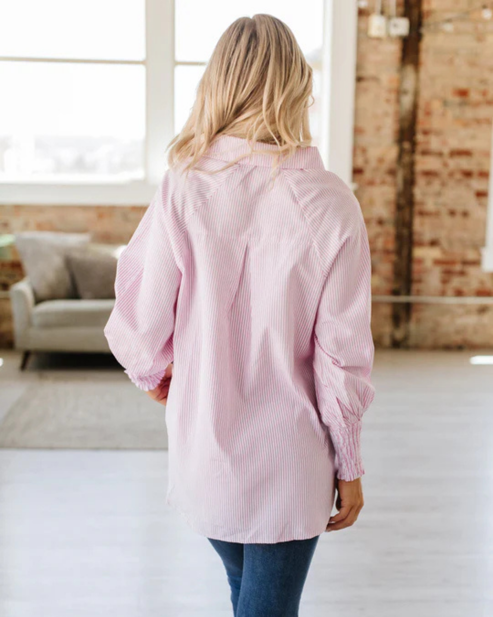 Bubble Pocket Button Down