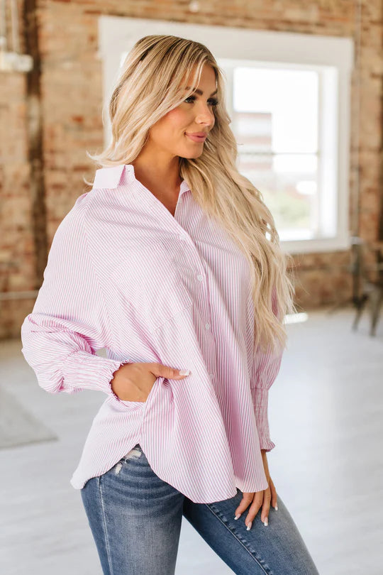 Bubble Pocket Button Down