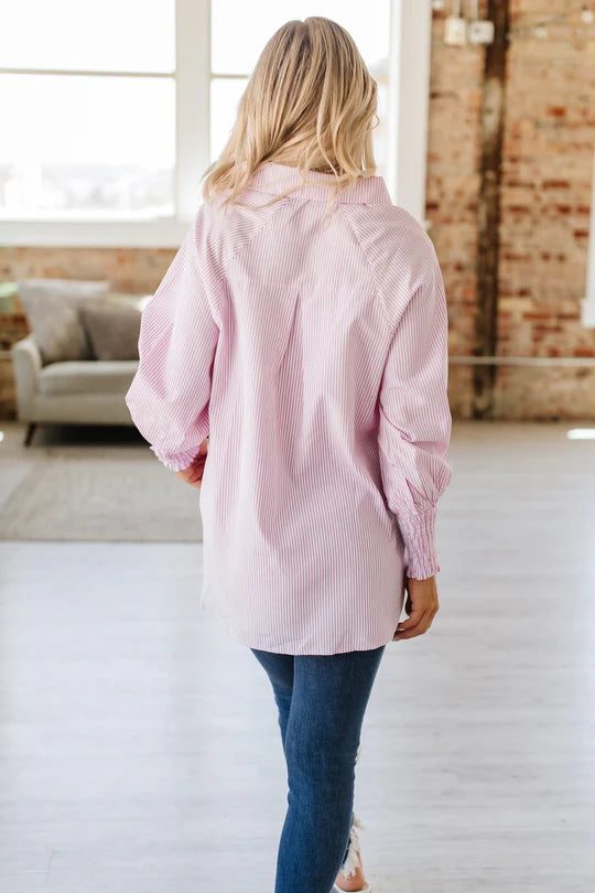 Bubble Pocket Button Down