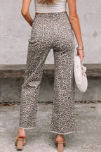 Jovie Leopard Jeans